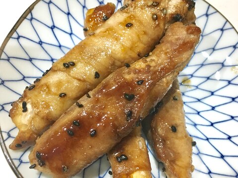 ボリューム満点！肉巻きサツマイモ